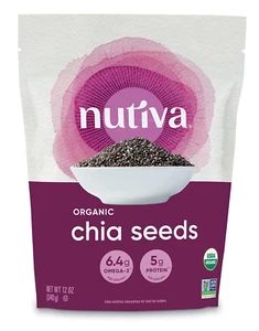 2X 3LBS (6LBS) BIOLOGISCH ANGEBAUT 100% REINE SCHWARZE CHIASAMEN VEGAN GLUTENFREI NONGM - Bild 1 von 7
