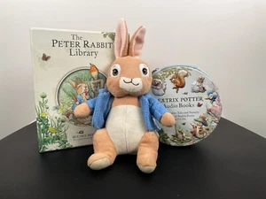 The Peter Rabbit Library 10 Book Set & Beatrix Potter Audio Books 23 CDs - Picture 1 of 9