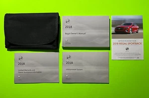 2018 Buick REGAL Factory Owners Manual Set w/ NAV & Case *OEM* - Picture 1 of 10