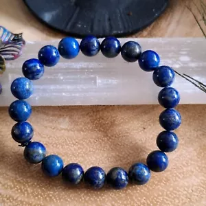 lapis lazuli Bracelet crystal healing Gift For Him Or Her Third Eye Chakra - Picture 1 of 10