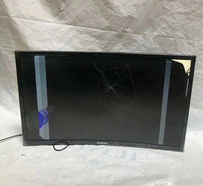 Samsung C24F390 24" Curved LED Monitor **AS IS FOR PARTS** - Image 1 of 3
