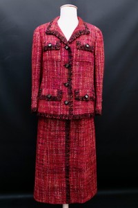 Las mejores ofertas en Trajes de Falda CHANEL trajes y Blazers Rojo para  Mujeres | eBay