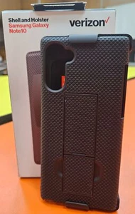 Verizon Shell / Holster Case Combo  for Samsung Galaxy Note 10 / Note10, OEM - Picture 1 of 4