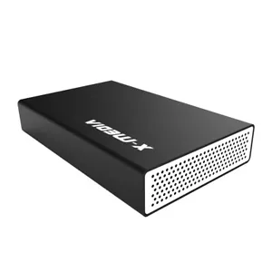 X-MEDIA 3.5-Inch USB 2.0 SATA Aluminum Hard Drive HDD External Enclosure Case - Picture 1 of 6