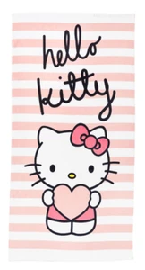 Pottery Barn Teen Hello Kitty Striped Beach Towel New in Bag - Picture 1 of 2