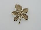 Sarah Coventry Gold Tone Maple Leaf Brooch