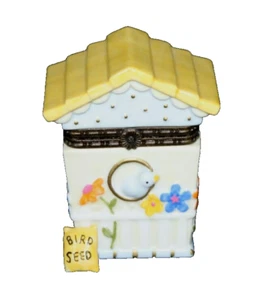 National Home Gardening Club Birdhouse Trinket Box w/Mini Bird Seed Trinket-BRC - Picture 1 of 12