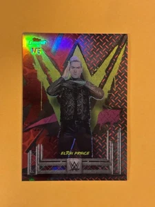 WWE 2025 Topps Finest Elton Prince Red Refractor /5 - Picture 1 of 2