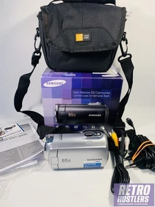 Samsung SMX-F70SP Handheld HD Camcorder Videokamera, silber in OVP - Bild 1 von 7