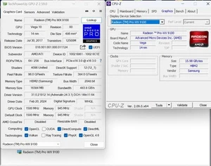 WX9100 🪄 (BIOS-flashed 😉 ) from AMD Instict MI25, with one mini-DP, Tested 👍 - Picture 1 of 5