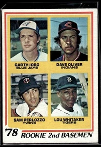 1978 Topps 1978 Rookie Second Basemen Lou Whitaker - Bild 1 von 2