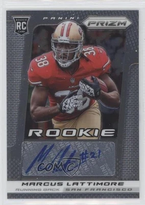 2013 Panini Prizm Auto Marcus Lattimore #263 Rookie Auto RC - Image 1 of 2