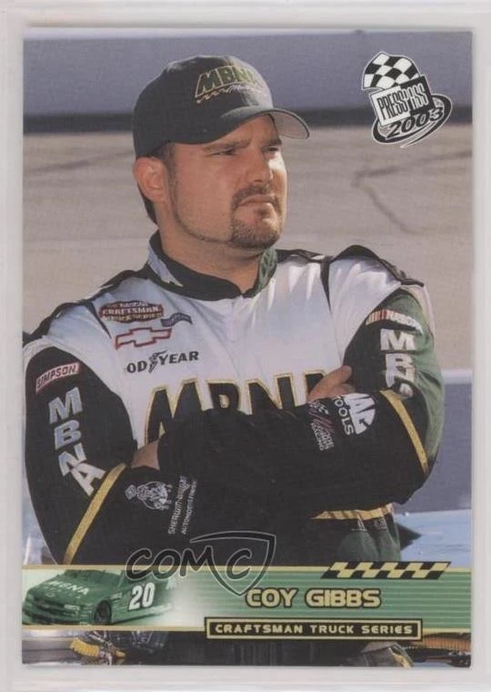 2003 Press Pass Craftsman Truck Series Platinum Coy Gibbs #P47 Rookie RC - Image 1 of 2