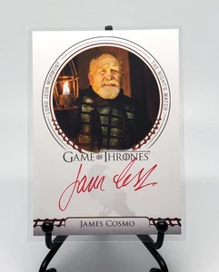 James Cosmo as Jeor Mormont 2024 Rittenhouse Game of Thrones Sigil Autograph - Picture 1 of 2