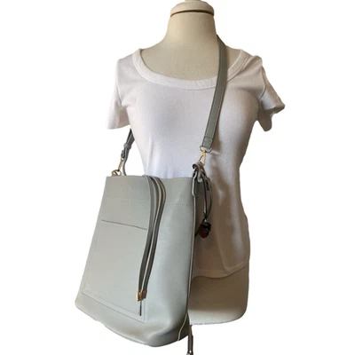 London Fog Vegan Leather Crossbody Shoulder Multiuse Lg Tote Purse Chic Travel - Image 1 of 4
