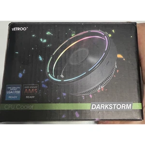 🌪️ Vetroo Darkstorm RGB CPU Cooler - Open Box - Picture 1 of 8