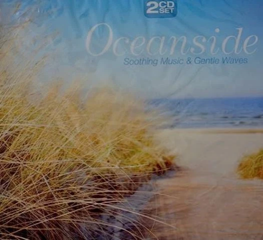 Oceanside Soothing Music & Gentle Waves 2-Disc Set w/ Artwork MUSIC AUDIO CD NEW - Image 1 of 1