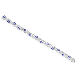 14.52 Gesamt Karat Gewicht Blauer Saphir Birne Kunstdiamanten Grown Cvd Diamant - Bild 1 von 8
