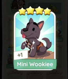 Set 19 - 4⭐ MINI WOOKIEE ST.AR WARS / Mono-ply go Stickers - Picture 1 of 1