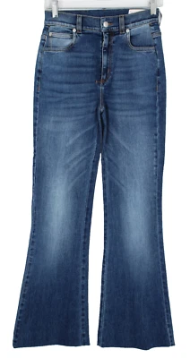 Jeans ALEXANDER McQUEEN 2022 Azul Algodón Denim Cintura Alta Pierna Acampanada 25 Foto 1 de 4