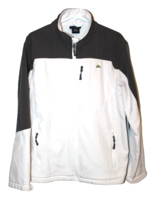 Snozu Performance White Softshell Ski Snowboarding Jacket Coat Men's Size Large - Image 1 of 4