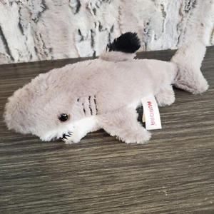 Peluche Aurora World Tiburón Punta Negra 11" Peluche Mini Flopsie Gran Blanco - Imagen 1 de 7