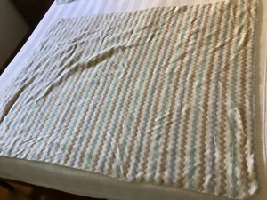 INUP Home Fine Linens Striped Blanket 46x58 - Picture 1 of 4