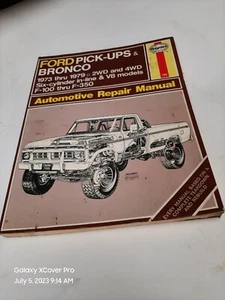 Haynes Ford Pick-ups & Bronco 1973 thru 1979 2WD and 4WD 788 Unsold Stock  - Bild 1 von 5