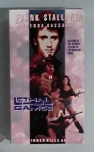 frank stallone LETHAL GAMES brenda vaccaro VHS VIDEOTAPE not dvd - Foto 1 di 1