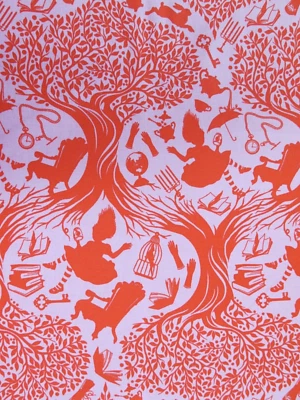 Tula Pink Curiouser & Curiouser Cotton Fabric"Down the Rabbit Hole"#PWTP166, BTY - Изображение 1 из 4