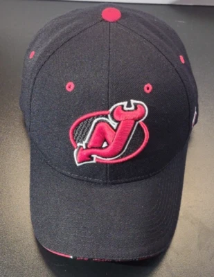 New Jersey Devils Hat Cap Strap Back Adult Wool Logo Zephyr Authentic Hockey NHL - Image 1 of 4