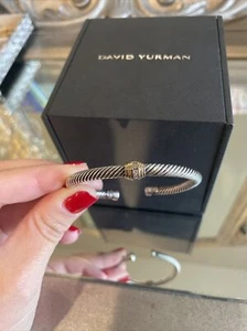 David yurman 2tone diamond bracelet $1,495+TAX RETAIL!! - Picture 1 of 10