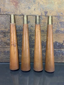 Vintage Table Legs, 10.25” Long, 4 Total MCM - Foto 1 di 12