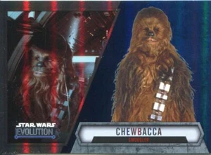 Star Wars Evolution 2016 Blue Parallel Card #56 Chewbacca - Smuggler - Picture 1 of 1