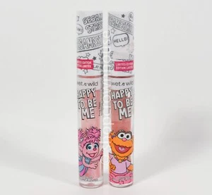 2 Wet n Wild Sesame Street Happy To Be Me Lip Gloss - FAIRY TALES - FUN SIZED - Picture 1 of 3