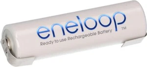 Panasonic Eneloop AA Mignon batteria 1.2V 2000mAh con saldatore a forma di U - Foto 1 di 8