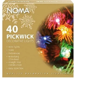 40 Noma Pickwick Traditional Indoor Mains Powered Retro Christmas Lights