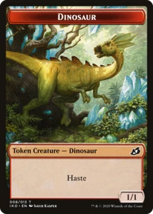 x4 Dinosaur IKO MTG Ikoria 8 TOKEN M/NM 4x - Picture 1 of 1