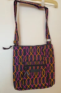 Vera Bradley ~ JAZZY SWIRLS ~ Hipster ~ Cosmetic Bag Included! - Picture 1 of 4