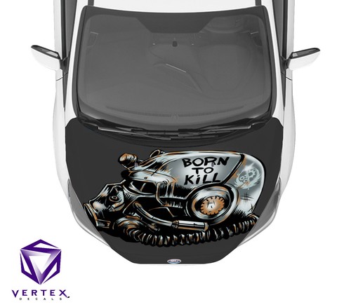 Fallout Hood Wrap Weatherproof Vinyl Decal 50