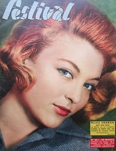 CINEMA NOVELS PHOTOS MAGAZINE FESTIVAL N° 461 of 1958 NICOLE COURCEL MARTINE CAROL - Picture 1 of 1