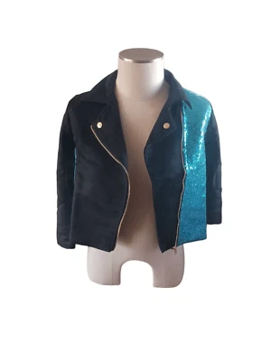 D Firmado por Disney Juventud Mediana Imitación Gamuza Malvada Chaqueta Descendientes Foto 1 de 4