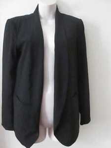 Women's H&M Black Blazer Jacket Casual Business - Size 8 - Picture 1 of 7