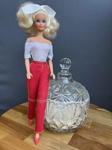 Barbie with Horse Lovin’ Pants (1982), Silver Bodysuit & Red Heels - Picture 1 of 10