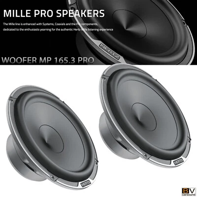 HERTZ MP165.3 Auto Lautsprecher (BULK) Paar 16,5cm nur Woofer Kickbass 165mm TMT - Bild 1 von 4