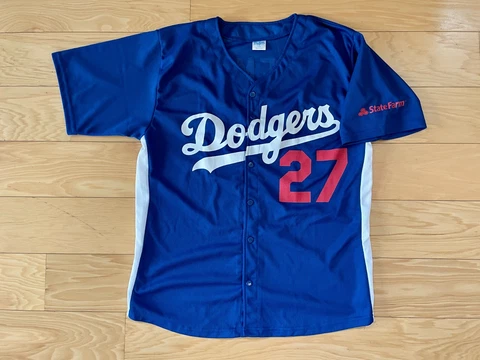 Los Angeles Dodgers Blue Matt Kemp #27 Jersey Promo Stadium Give Away, Medium Cover