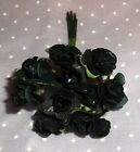 VINTAGE Parchment small roses cluster DOLL CLOTHES Alexander & Ginny BLACK