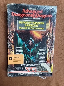 Rare NEW* AD&D Dungeon Master's Assistant 1988 Volume 1: Encounters Commodore 64 - Picture 1 of 11