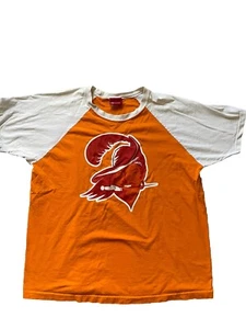 Tampa Bay Buccaneers Throwback T Shirt Men Sz XL Reebok Orange Bucco Bruce - Picture 1 of 5