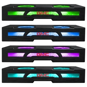 DUAL 12" PORTED UNDERSEAT UPFIRE RGB ENCLOSURE for 2007-2013 GMC SIERRA CREW CAB - Picture 1 of 5